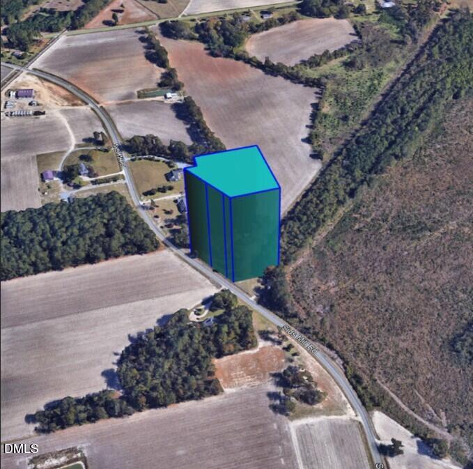 a view of a street with a houses