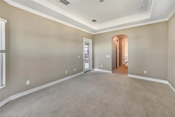 a view of an empty room