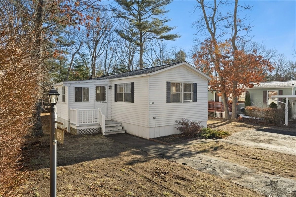 199 Windswept Road Wareham, MA 02571 - Photo 1 of 30 a view of a white house with a yard covered in snow