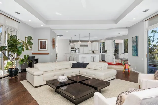 a view of a chairs and table in a terrace
