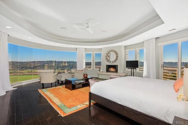 a view of a city with tall buildings