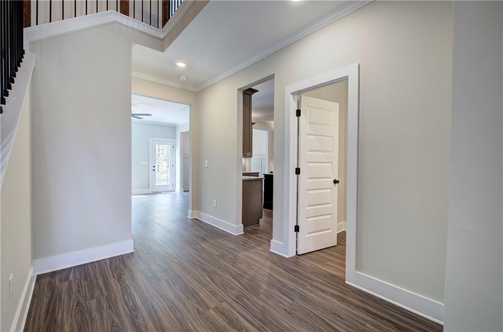 266 Summit Height Drive Cartersville, GA 30121 - Photo 6 of 51 a view of a hallway with wooden floor