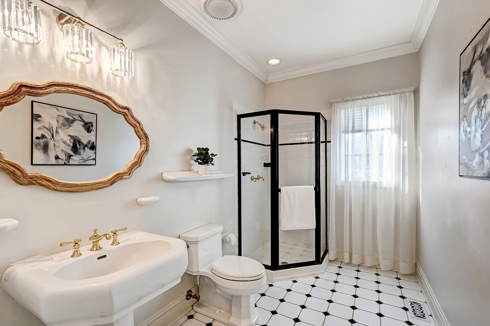 540 Ridgemoor Drive Willowbrook, IL 60527 - Photo 17 of 62 a bathroom with a sink toilet and shower