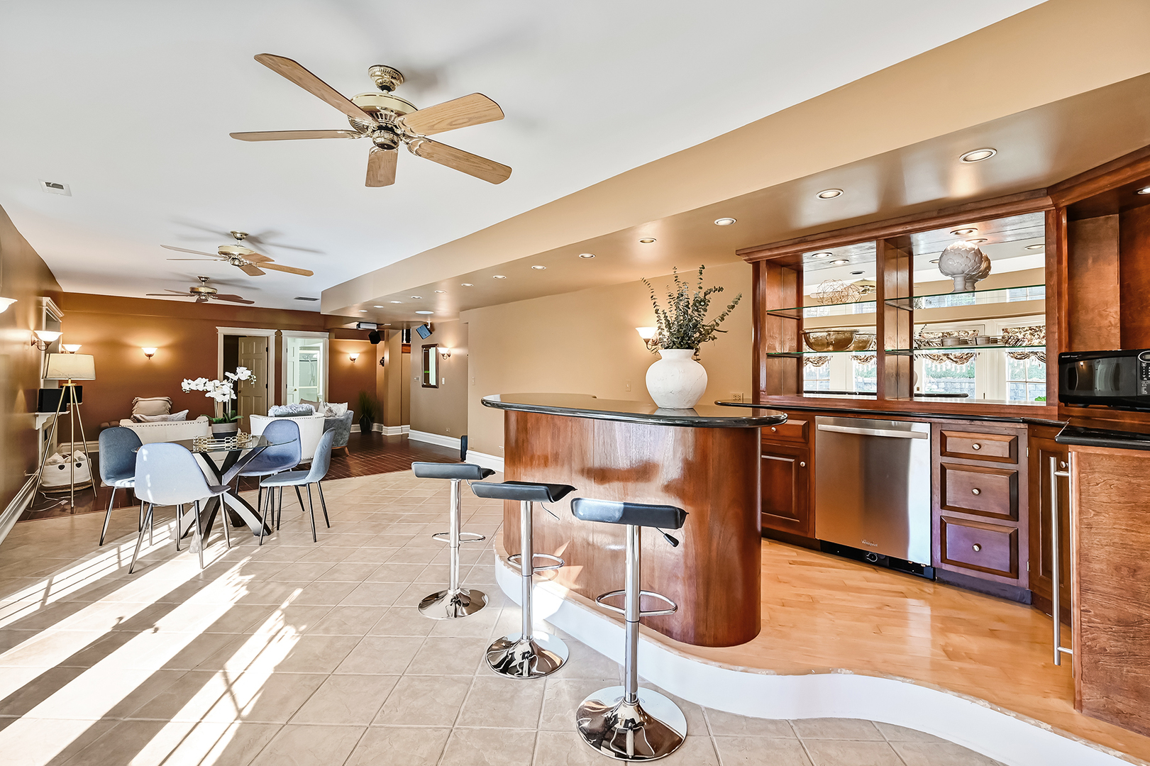 540 Ridgemoor Drive Willowbrook, IL 60527 - Photo 29 of 62 a living room with lots of furniture and a large window