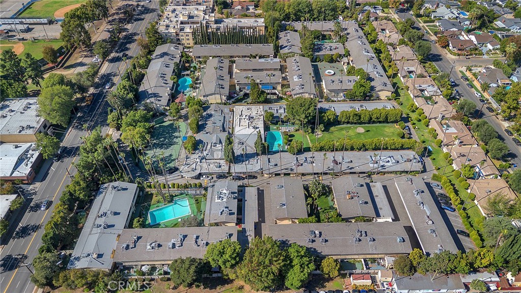 14241-1 Magnolia Boulevard Sherman Oaks, CA 91423 - Photo 15 of 16 an aerial view of multiple houses with yard