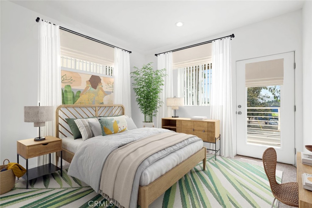 14241-1 Magnolia Boulevard Sherman Oaks, CA 91423 - Photo 10 of 16 a bedroom with a bed and a window