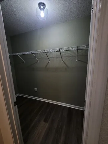 a close view of closet