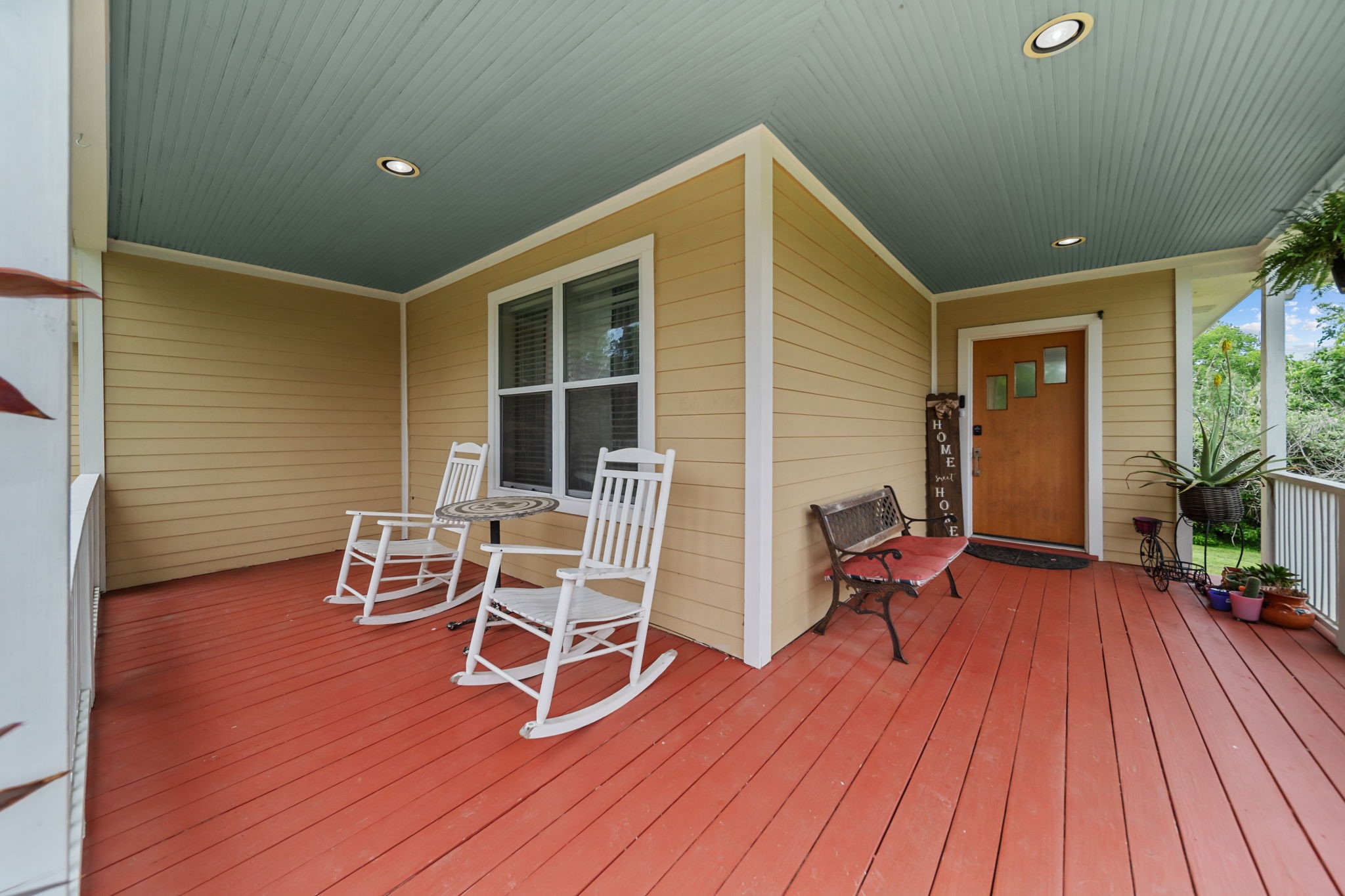 202 Sweed Street Brenham, TX 77833 - Photo 2 of 34 a view of a two chairs in a patio