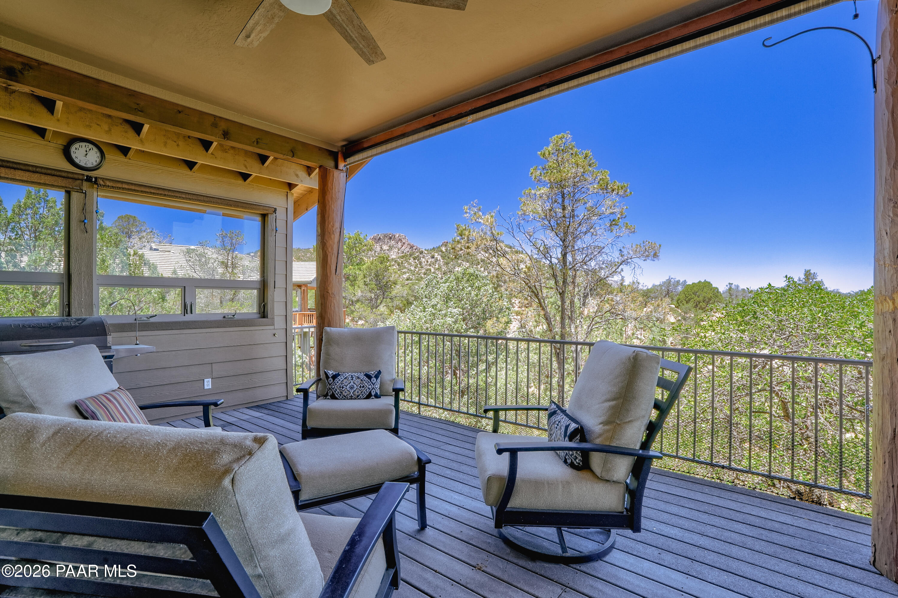 2020 Rustic Timbers Lane Prescott, AZ 86303 - Photo 15 of 62 Back Deck with Panoramic Views