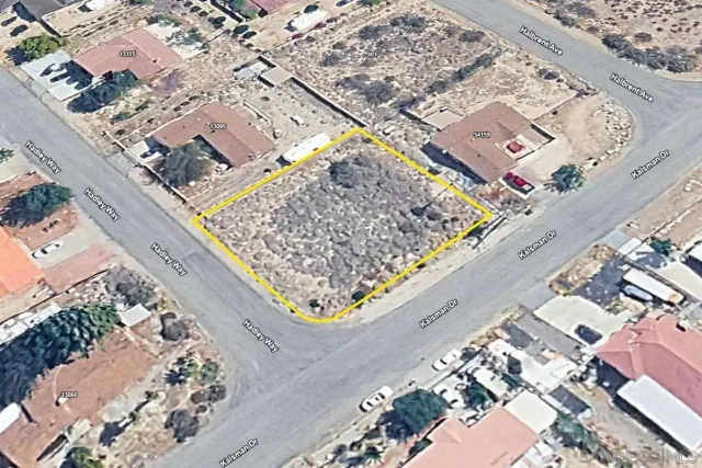 an aerial view of a large buildings