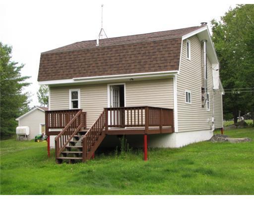 178 Augusta Road Whitefield, ME 04353 - Photo 10 of 13 Exterior Back. Rear veiw with deck.