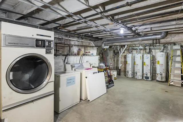 a view of a storage room