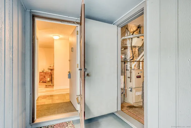 a view of front door