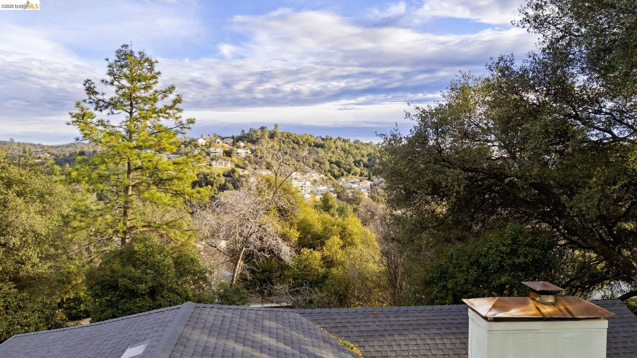 299 Summit Avenue Sonora, CA 95370 - Photo 31 of 38 Exterior space featuring a shingled roof and a forest