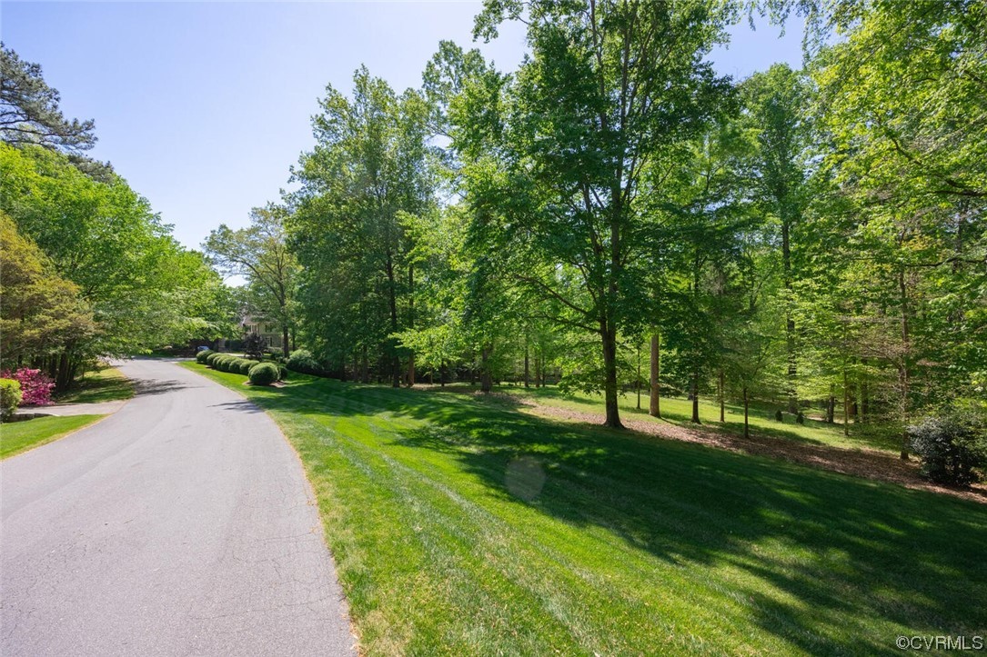 26 Mystic Road Richmond, VA 23238 - Photo 4 of 22 a view of road with grass and a trees