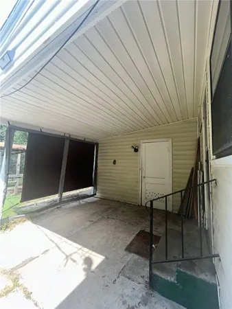 a view of a patio