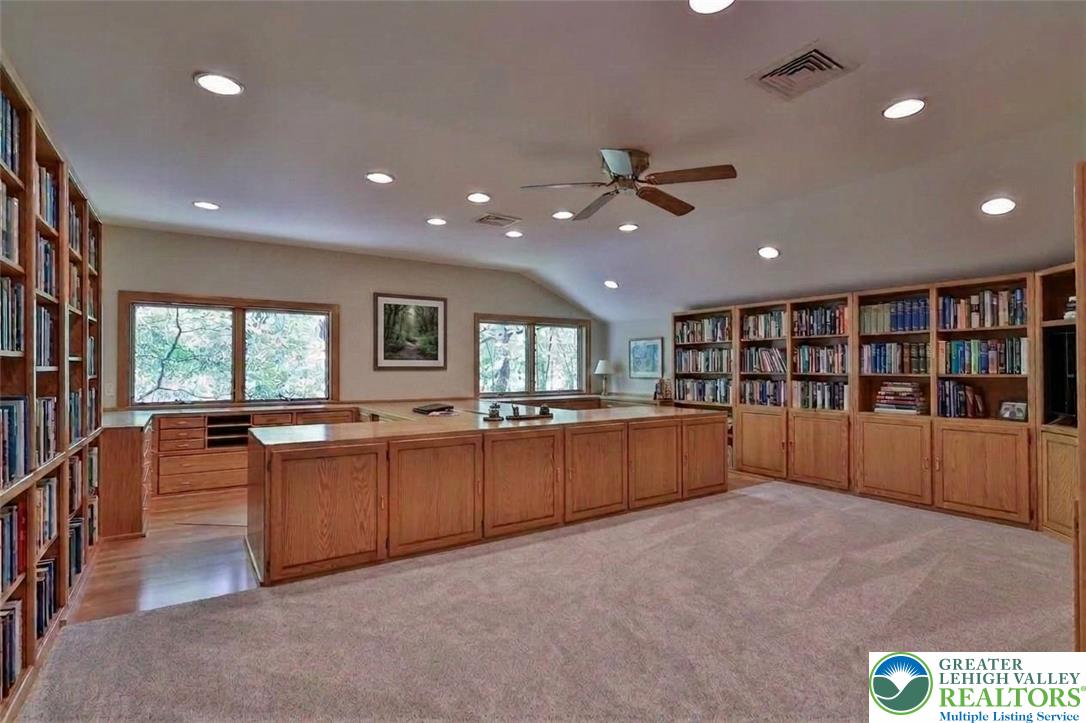 2159 Quarry Road Coopersburg, PA 18036 - Photo 26 of 79 Second floor library/office with built in shelving and desks