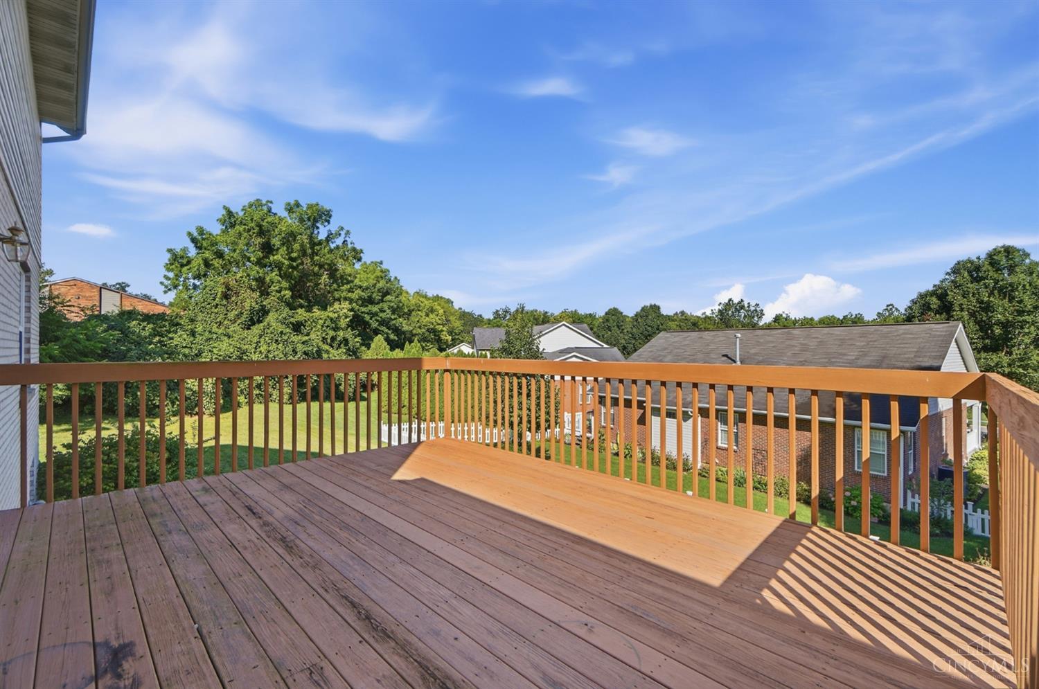 9865 Seward Road Fairfield, OH 45014 - Photo 13 of 43 Wood deck (15x12) overlooks the backyard.