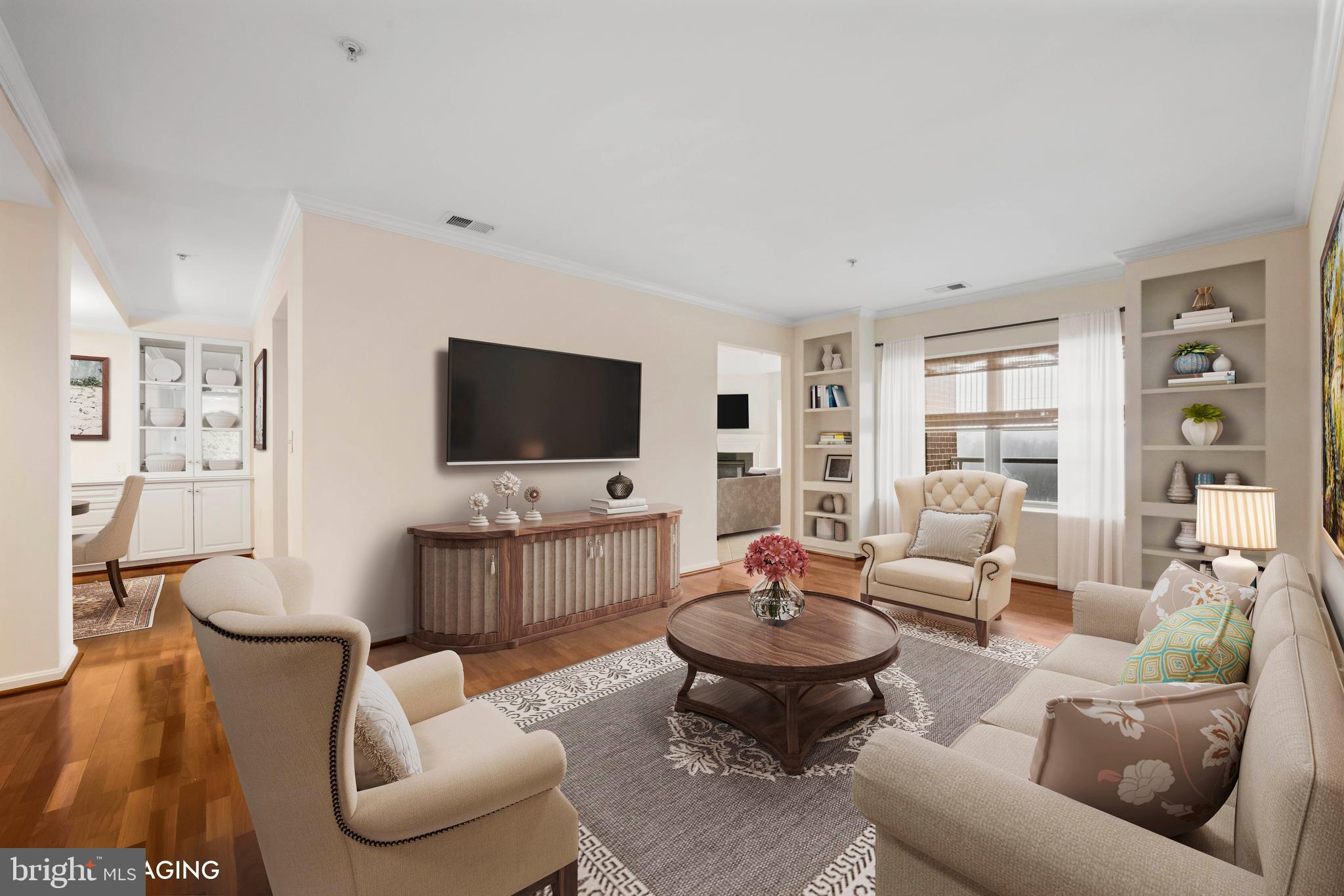 12246 Roundwood Road, Unit 707 Lutherville-Timonium, MD 21093 - Photo 5 of 24 Virtual staged living room