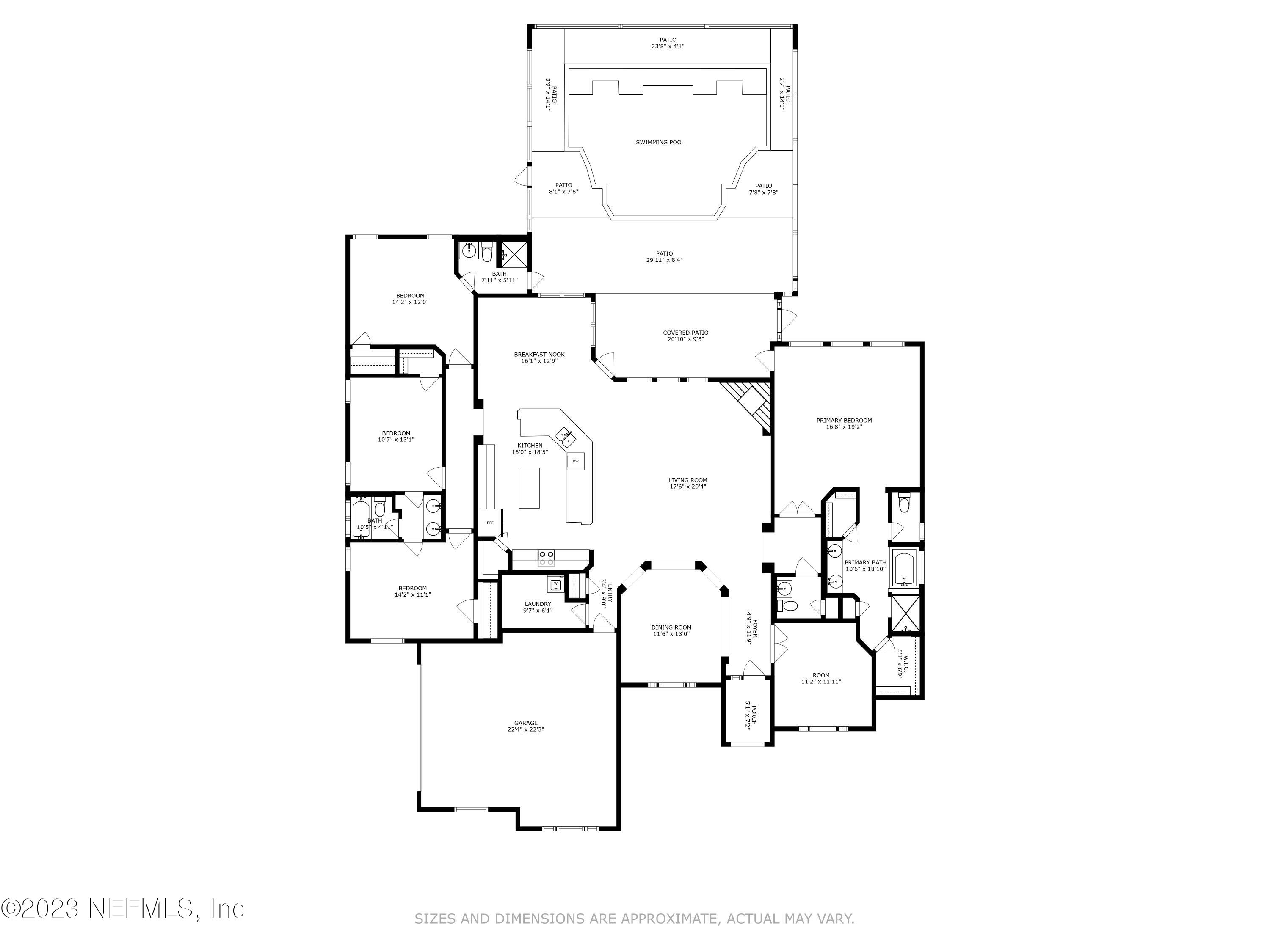 12233 Yellow Bluff Road Jacksonville, FL 32226 - Photo 44 of 44 44_12233YellowBluffRD_401_FloorPlan_HiRe
