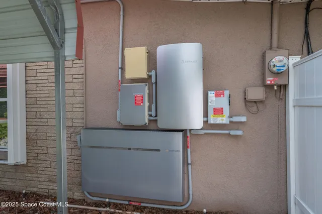 a view of a lake from a yard