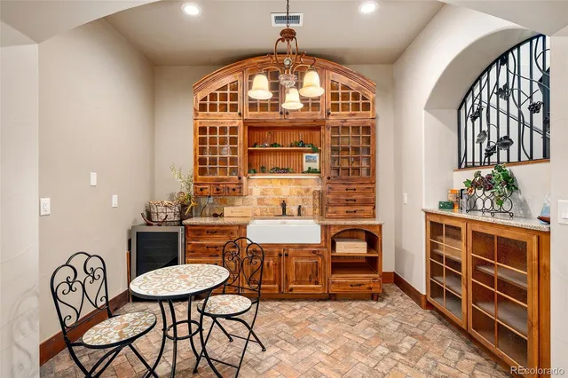 a view of a livingroom with furniture and window