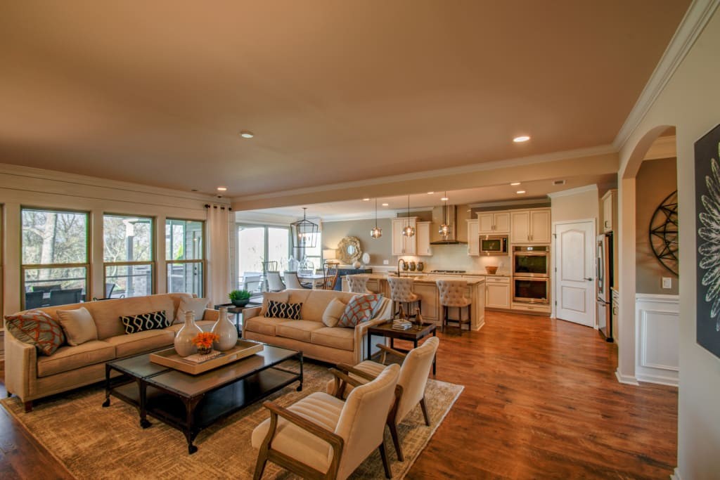 1103 Sumner Grove Spring Hill, TN 37174 - Photo 6 of 18 a living room with furniture kitchen view and a large window
