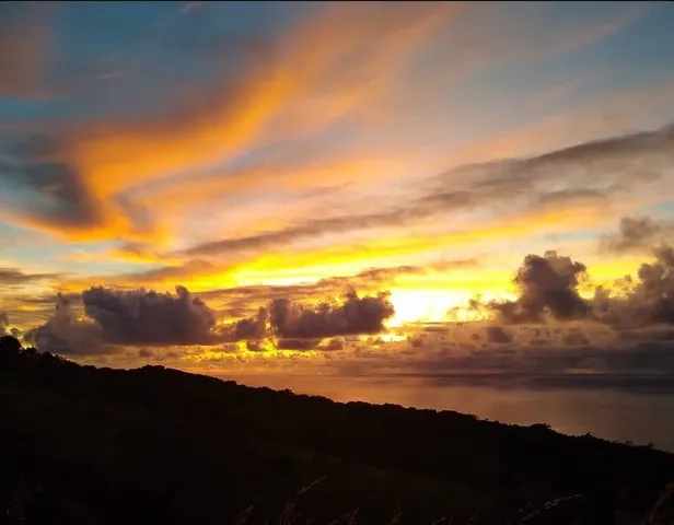 a view of city and mountain