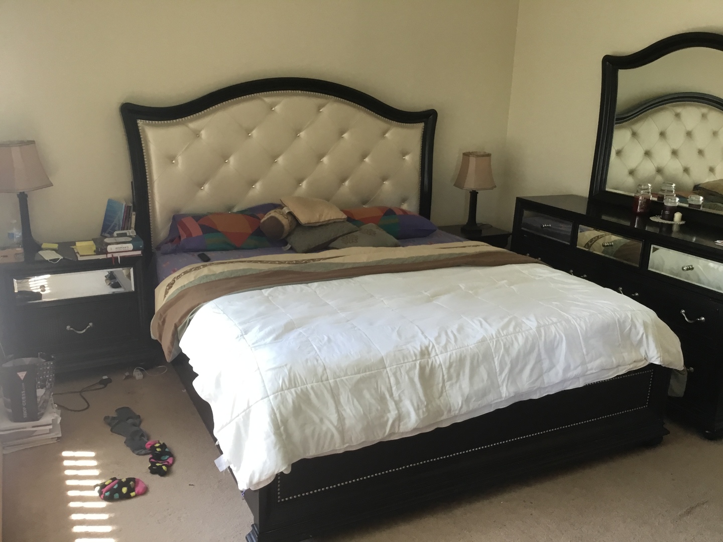 4741 West Lilac Avenue Monee, IL 60449 - Photo 14 of 28 a bed sitting in a bedroom next to a lamp