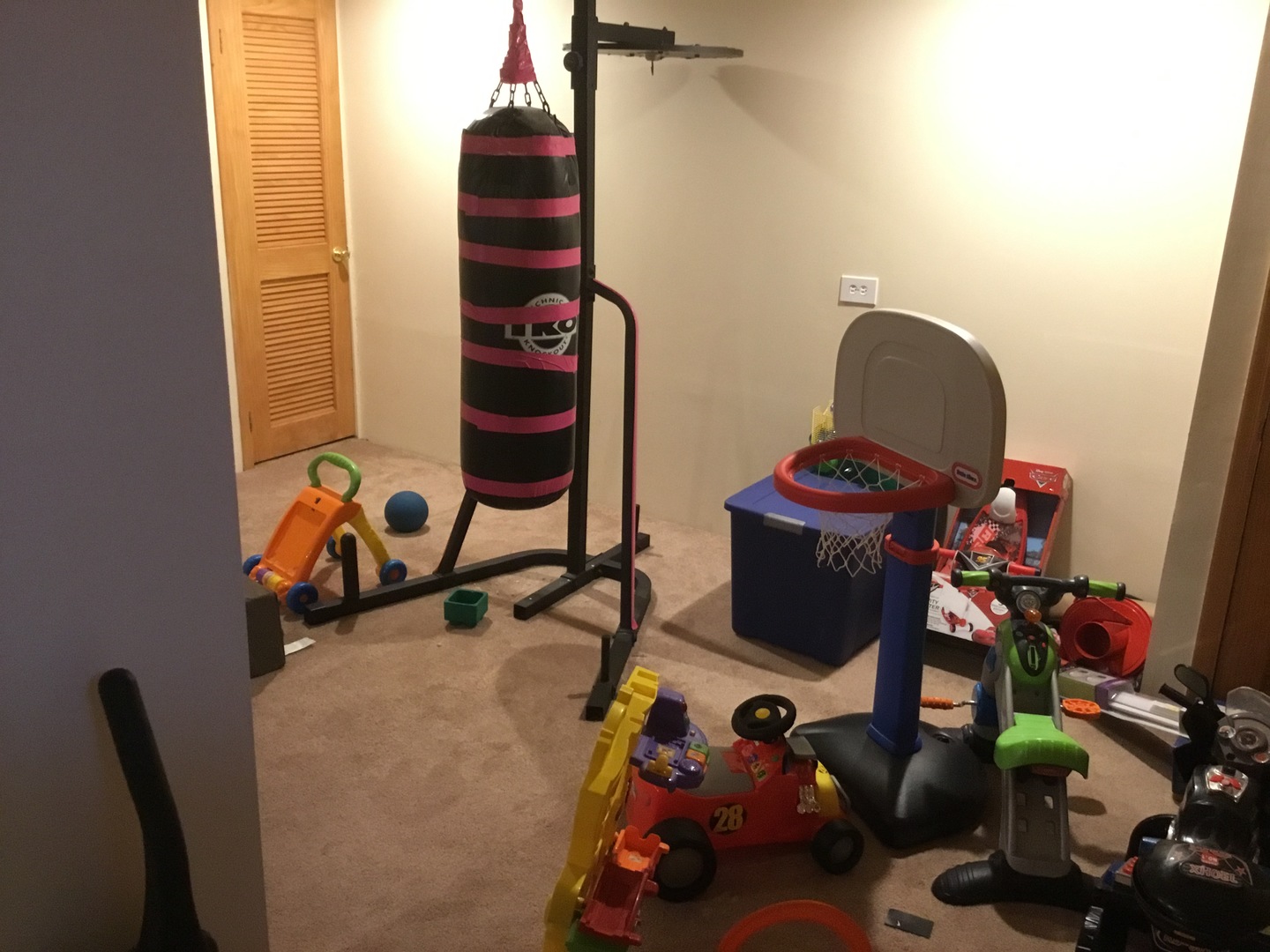 4741 West Lilac Avenue Monee, IL 60449 - Photo 23 of 28 a room with gym equipment and a mirror