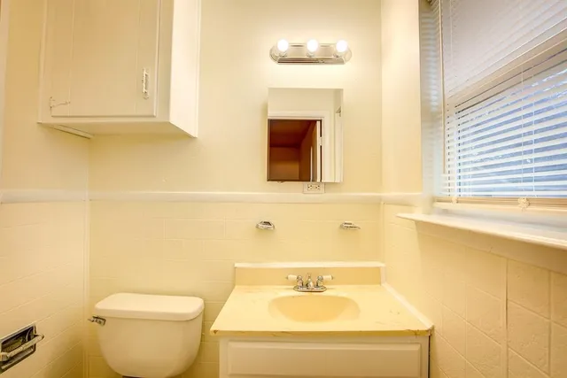 a bathroom with a sink and a toilet