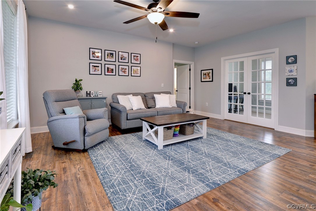 2970 Evergreen Road Providence Forge, VA 23140 - Photo 12 of 48 a living room with furniture and wooden floor