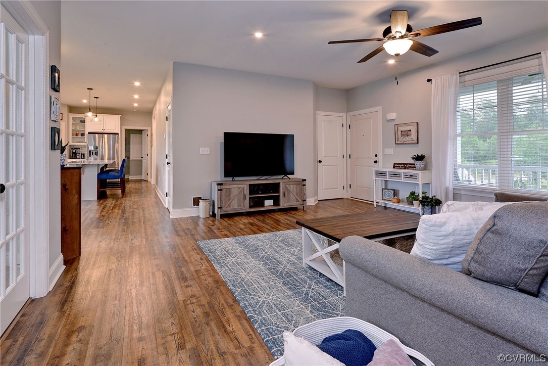 2970 Evergreen Road Providence Forge, VA 23140 - Photo 13 of 48 a living room with furniture and a flat screen tv
