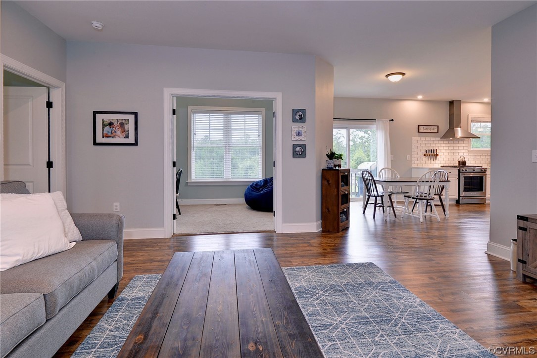 2970 Evergreen Road Providence Forge, VA 23140 - Photo 15 of 48 a living room with furniture and wooden floor