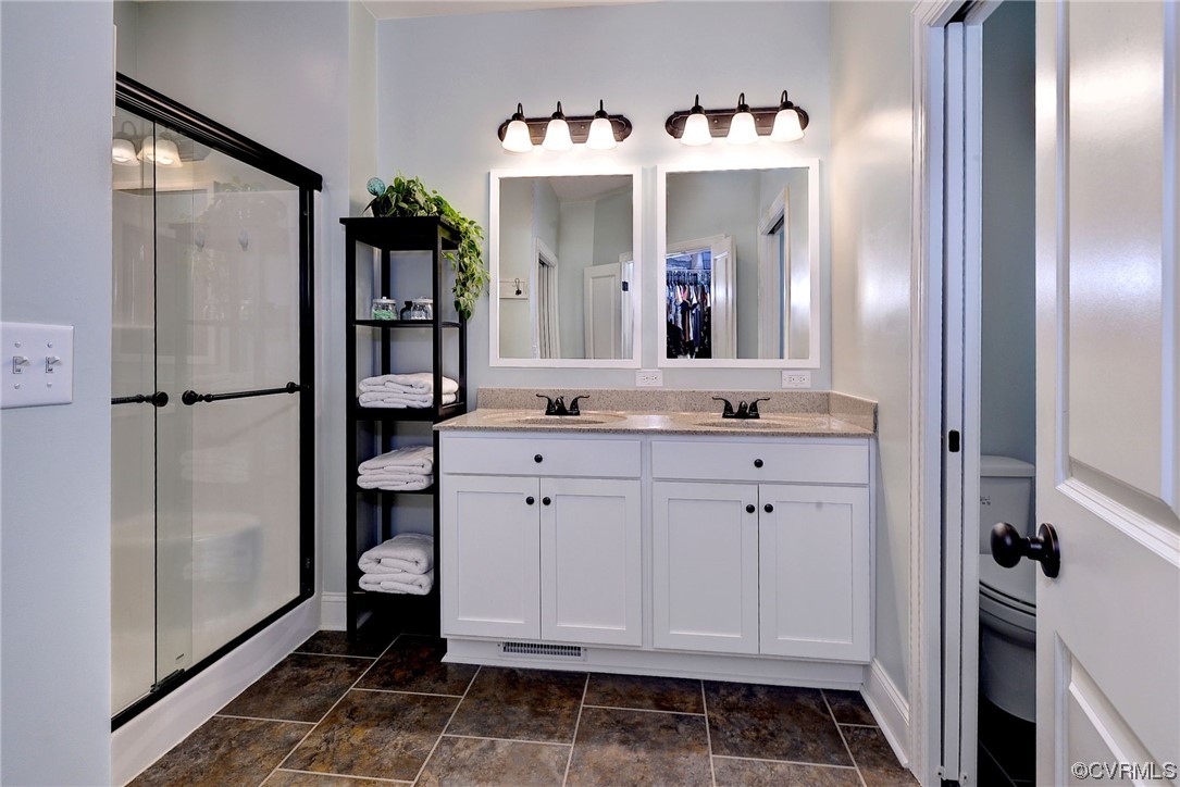 2970 Evergreen Road Providence Forge, VA 23140 - Photo 26 of 48 a bathroom with a sink and a mirror