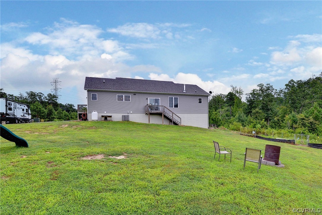 2970 Evergreen Road Providence Forge, VA 23140 - Photo 47 of 48 a front view of a house with garden