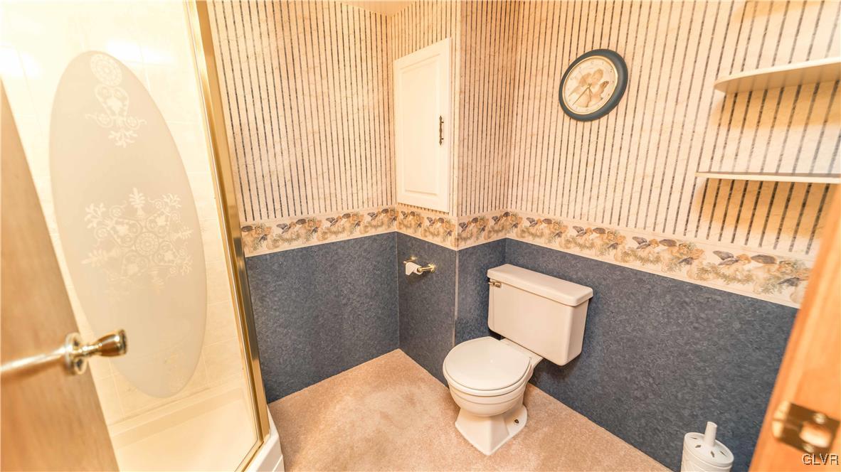2115 Cypress Road Bethlehem, PA 18018 - Photo 25 of 30 Lower level full bath with shower, commode, vanity