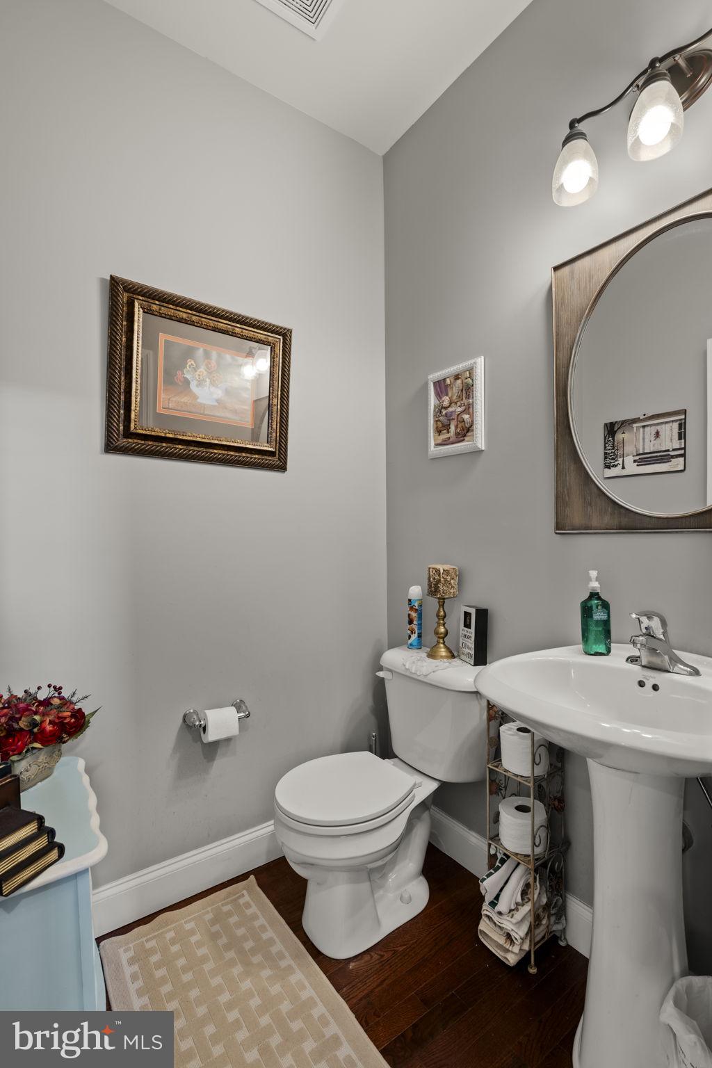 8 White Tail Path Lancaster, PA 17602 - Photo 23 of 51 a bathroom with a toilet a sink and mirror