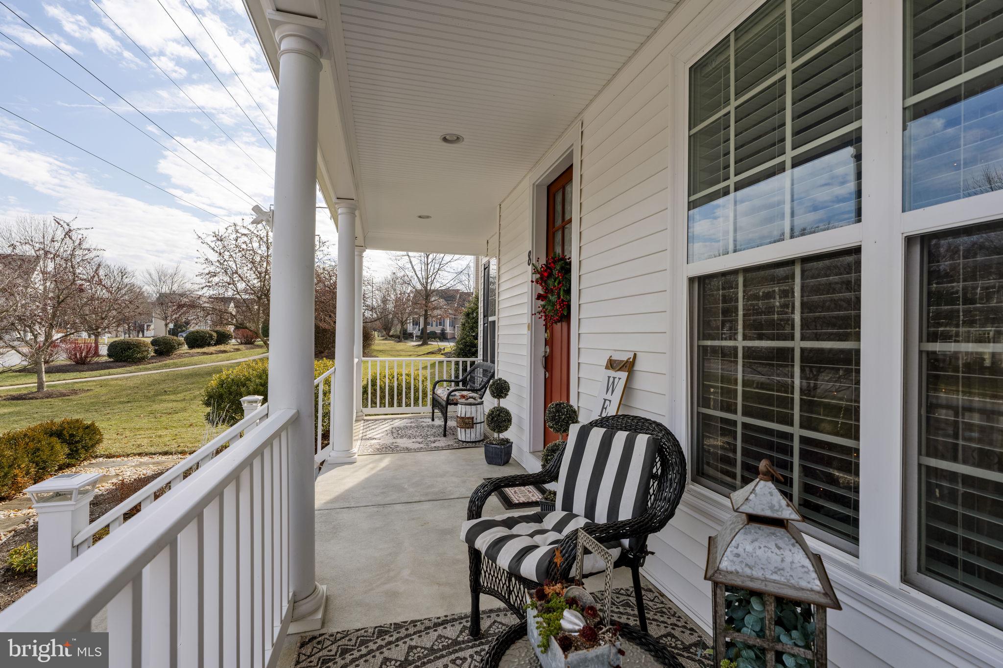 8 White Tail Path Lancaster, PA 17602 - Photo 3 of 51 a view of balcony with two chairs and a table