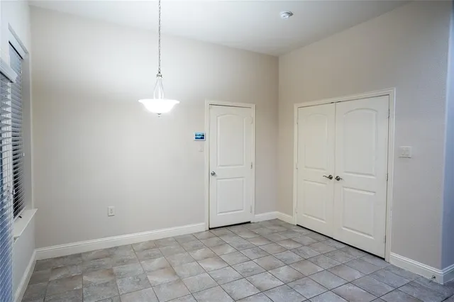 a view of an empty room