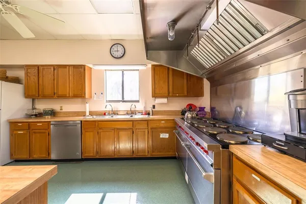 a view of a street with houses