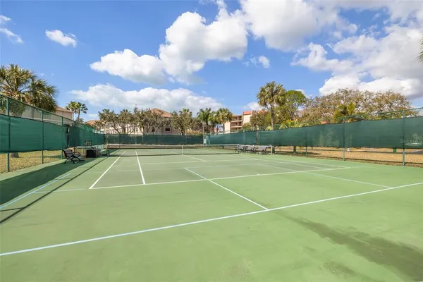 a front view of a building with street