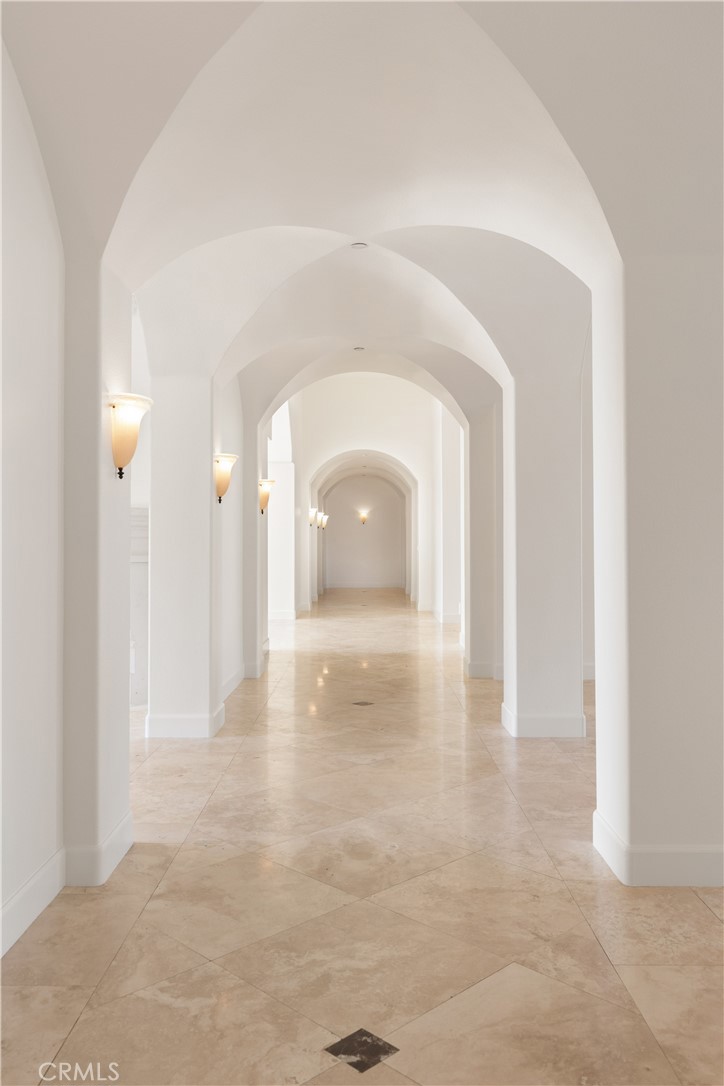 10727 West Stallion Ranch Road Shadow Hills, CA 91040 - Photo 31 of 39 a view of a hallway with a white walls