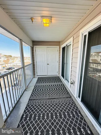 a view of a balcony