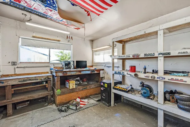 a view of a room with lots of stuff