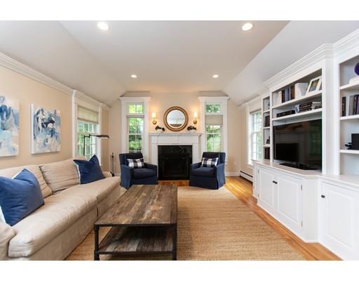 82 Bristol Road Wellesley, MA 02481 - Photo 15 of 26 a living room with furniture and a flat screen tv