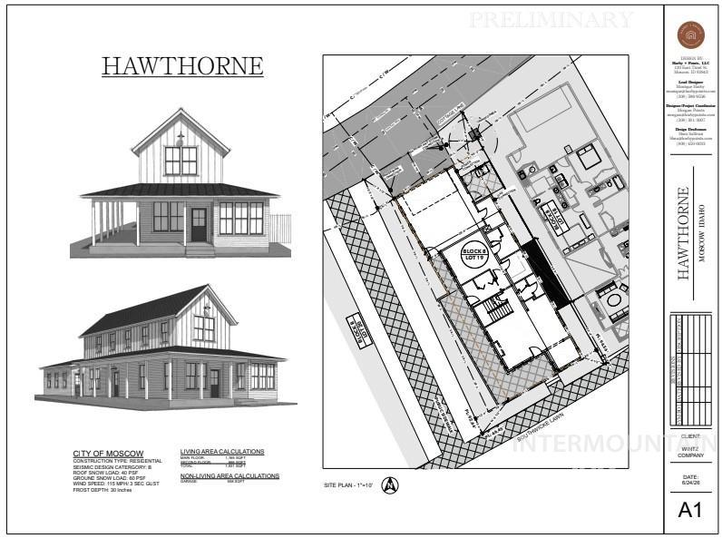 Tbd Tbd Cottage Lane Moscow, ID 83843 - Photo 12 of 14 Floor plan