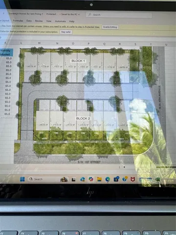 a view of a counter top of the building