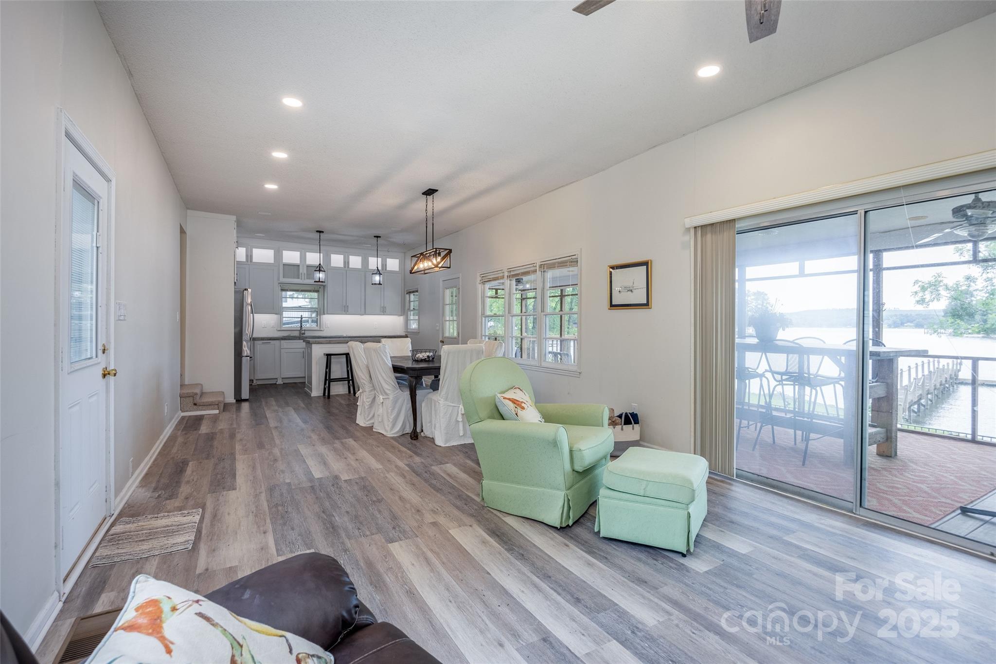 1805 Lake Shore Road Camden, SC 29020 - Photo 12 of 48 a living room with furniture and a wooden floor