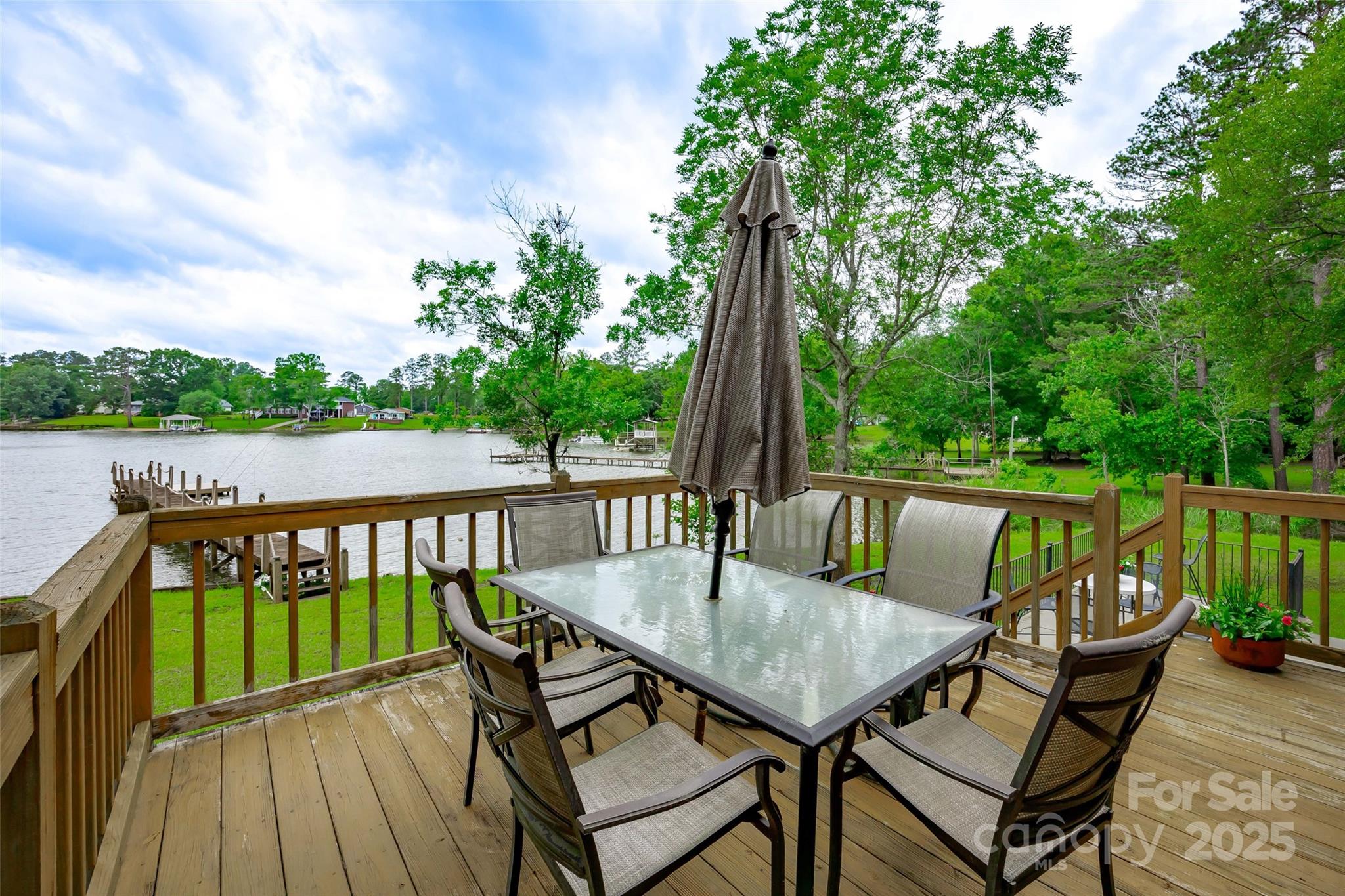 1805 Lake Shore Road Camden, SC 29020 - Photo 35 of 48 a view of balcony with furniture and wooden deck